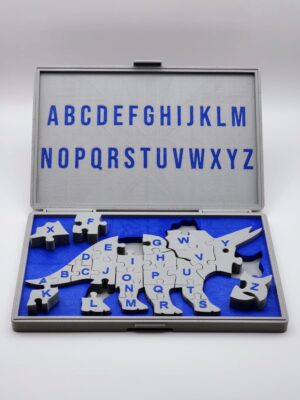 Triceratops Alphabet Puzzle